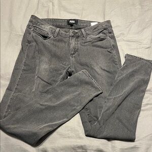 PAIGE Verdugo Ankle Smoke Gray Jeans sz 30 Stretchy